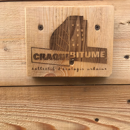 Bac à jardinage en bois au sol