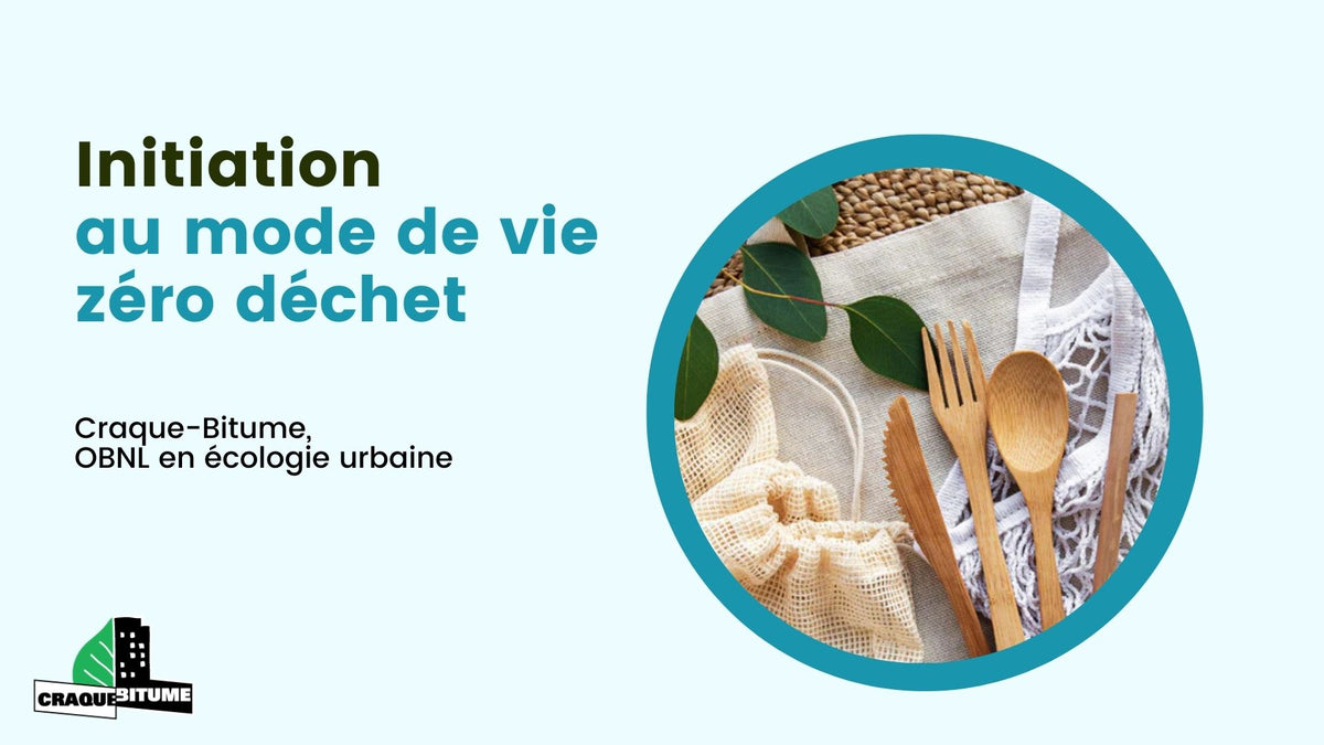 Initiation au mode de vie zéro déchet - En présentiel ou en ligne